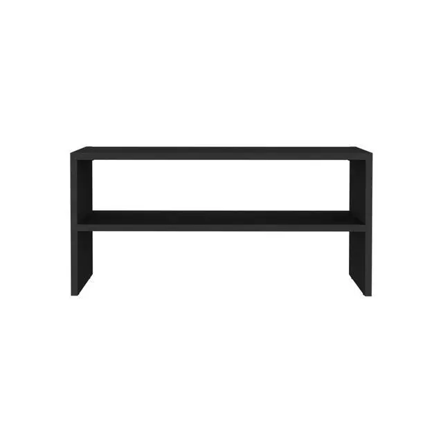Alt view image 3 of 7 - Shoe Rack 13.7" H, with 2 Shelves, Black