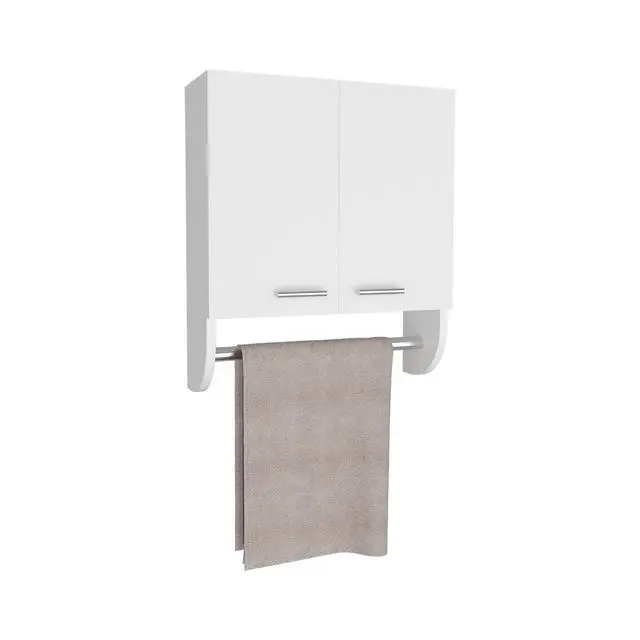 Alt view image 6 of 7 - Medicine Cabinet 20.30" H, with 2 Shelves and 2 Doors, White