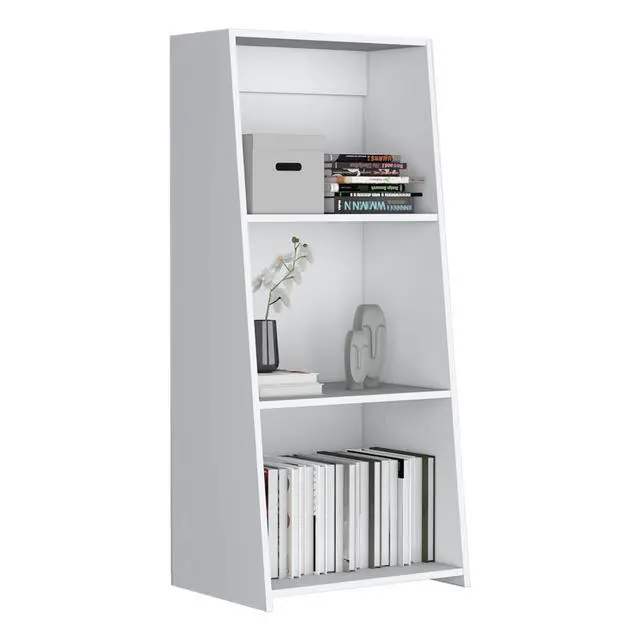 Alt view image 5 of 7 - Bookcase 47" H, 3 shelves, White