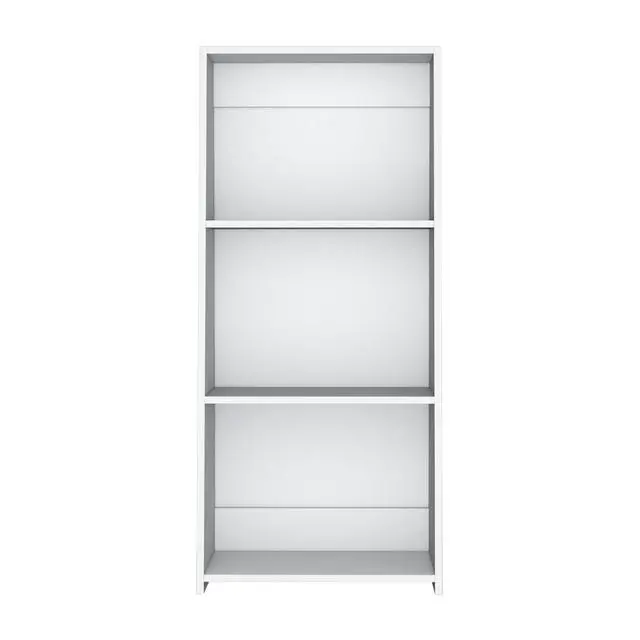 Alt view image 6 of 7 - Bookcase 47" H, 3 shelves, White