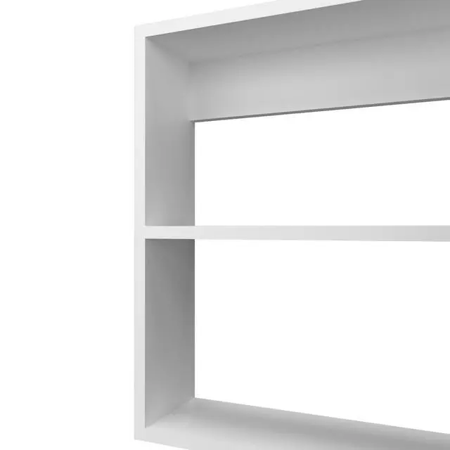 Alt view image 4 of 7 - Medicine Cabinet 20.5" H, with 2 Shelves, 1 Door, and 1 Mirror, White