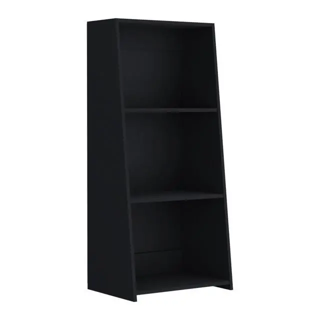 Alt view image 2 of 7 - Bookcase 47" H, 3 shelves, Black