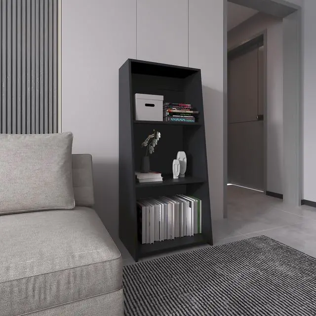 Main image of Bookcase 47" H, 3 shelves, Black