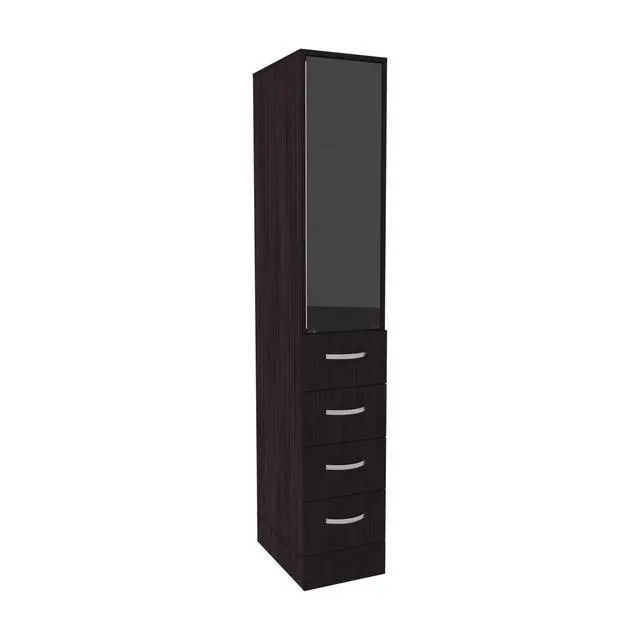 Alt view image 3 of 7 - Linen Cabinet 68" H, Three Shelves, Four Drawers and Metal handles