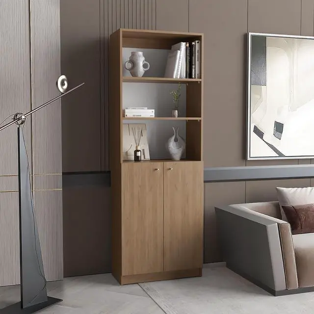 Main image of 2-Door Bookcase with Upper Shelves
