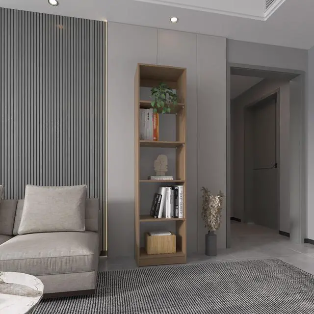 Main image of Bookcase Compact Bookshelf with Multiple Shelves