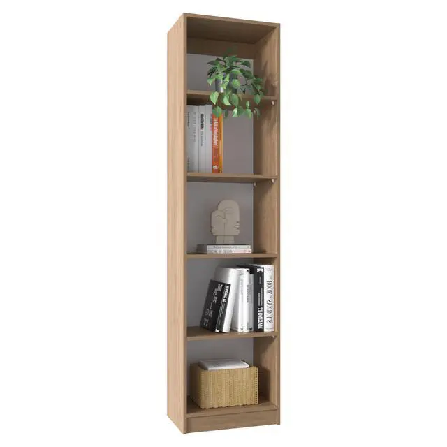 Alt view image 5 of 7 - Bookcase Compact Bookshelf with Multiple Shelves
