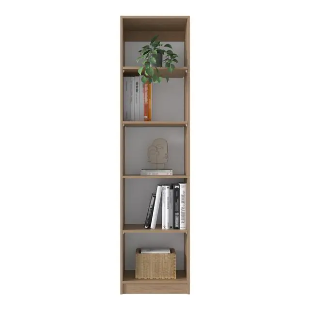 Alt view image 6 of 7 - Bookcase Compact Bookshelf with Multiple Shelves