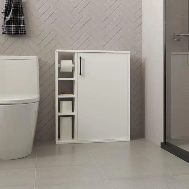 Main image of Medicine Cabinet, 1 Door, 7 Shelves, White