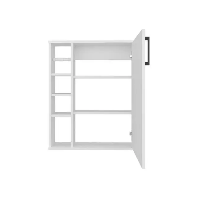 Alt view image 7 of 7 - Medicine Cabinet, 1 Door, 7 Shelves, White