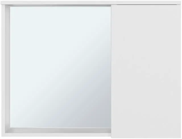 Alt view image 4 of 7 - Nome Medicine Cabinet with Interior Storage Compartments, White