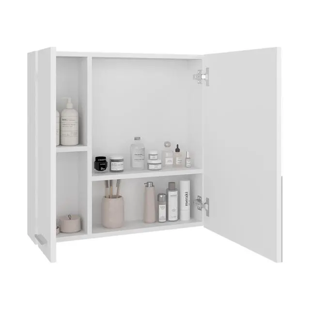 Alt view image 5 of 7 - Harbor Medicine Double Door Cabinet,Four Interior Shelves, White