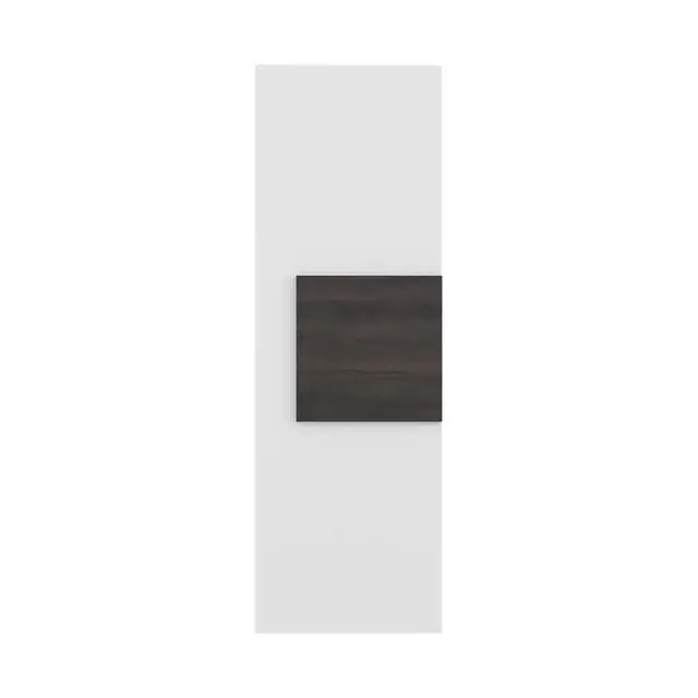 Alt view image 5 of 7 - Magna Medicine 38"H Single Door Cabinet, Three Shelves, White/Dark Walnut