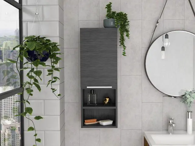 Main image of Milwaukee Medicine Cabinet, Two Shelves, Single Door Cabinet, Two Interior Shelves