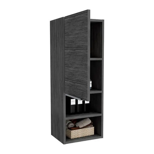 Alt view image 5 of 7 - Milwaukee Medicine Cabinet, Two Shelves, Single Door Cabinet, Two Interior Shelves
