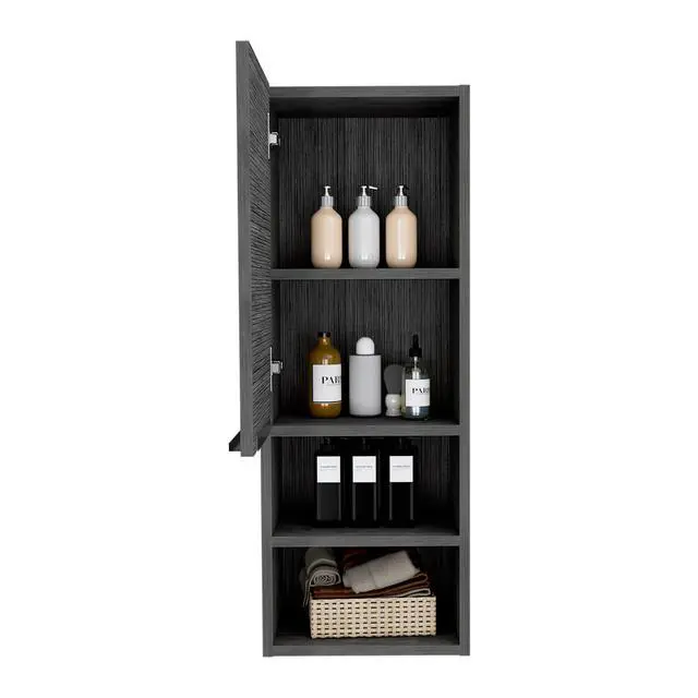 Alt view image 7 of 7 - Milwaukee Medicine Cabinet, Two Shelves, Single Door Cabinet, Two Interior Shelves