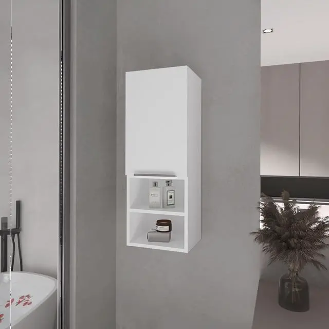Main image of Milwaukee Medicine Cabinet, Two Shelves, Single Door Cabinet, Two Interior Shelves