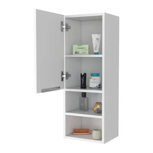 Alt view image 4 of 7 - Milwaukee Medicine Cabinet, Two Shelves, Single Door Cabinet, Two Interior Shelves