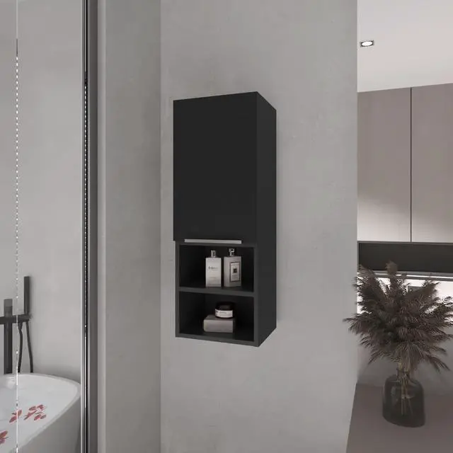 Main image of Milwaukee Medicine Cabinet, Two Shelves, Single Door Cabinet, Two Interior Shelves