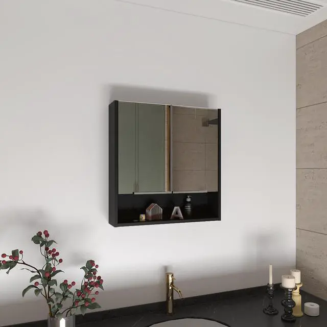 Main image of Ozark 24" Medicine Cabinet With Mirror, One Shelf