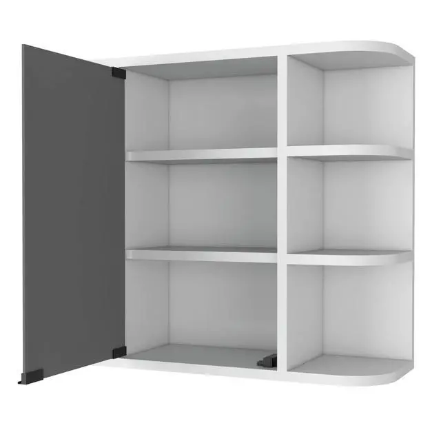 Alt view image 4 of 7 - Valdez Medicine Cabinet With Six Shelves, Mirror Cabinet