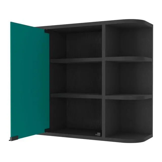 Alt view image 4 of 5 - Valdez Medicine Cabinet With Six Shelves, Mirror Cabinet