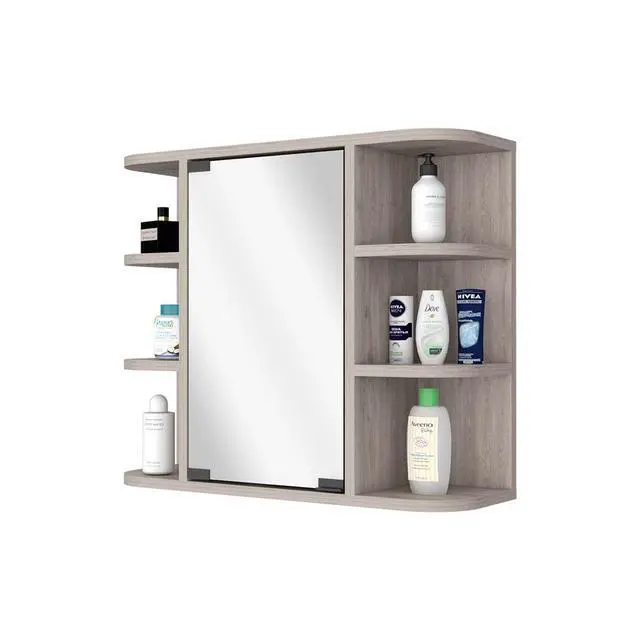 Alt view image 2 of 6 - Valdez Medicine Cabinet With Six Shelves, Mirror Cabinet