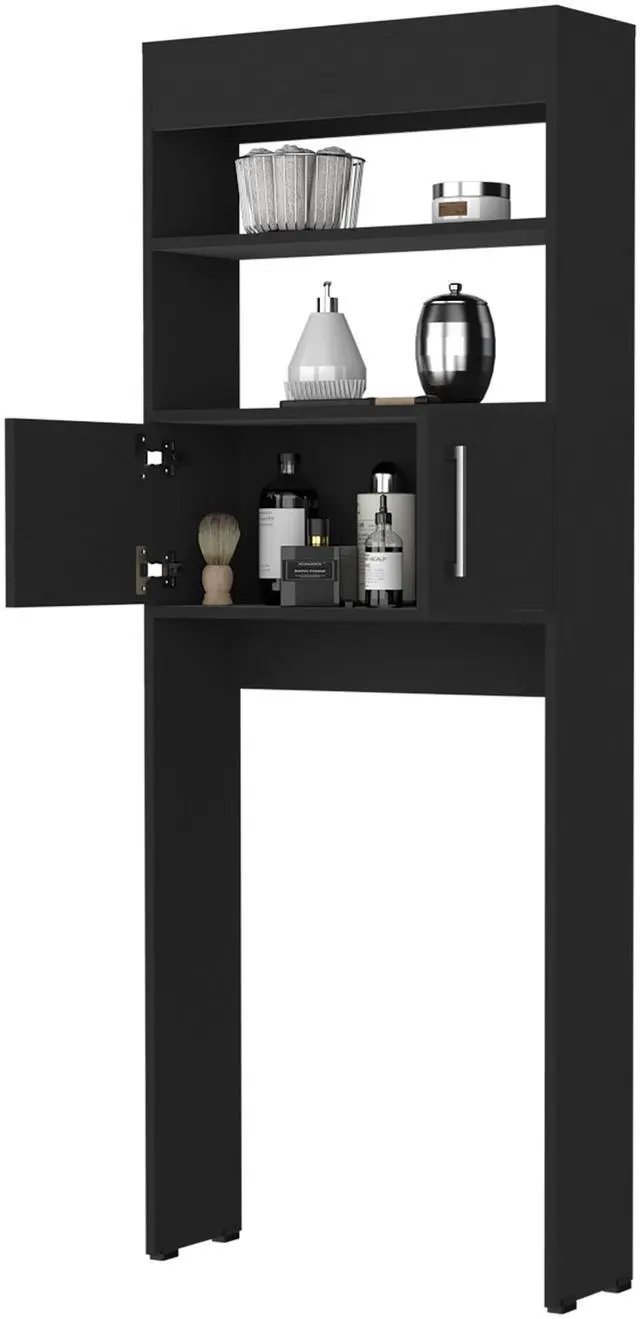 Alt view image 5 of 7 - Valencia Over The Toilet Cabinet, Two Shelves, Double Door
