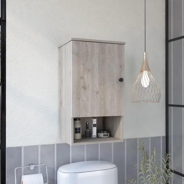 Main image of Alaska Medicine Cabinet, With Three Storage Shelves, Single Door Cabinet