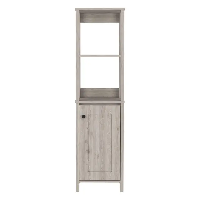 Alt view image 5 of 6 - Arctic Linen Cabinet, With Four Shelves, Single Door Cabinet