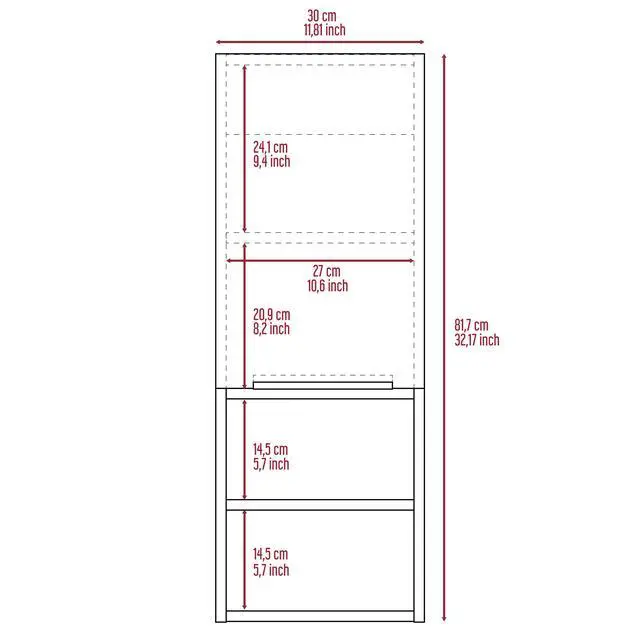 Alt view image 3 of 7 - Milwaukee Medicine Cabinet, Two Shelves, Single Door Cabinet, Two Interior Shelves