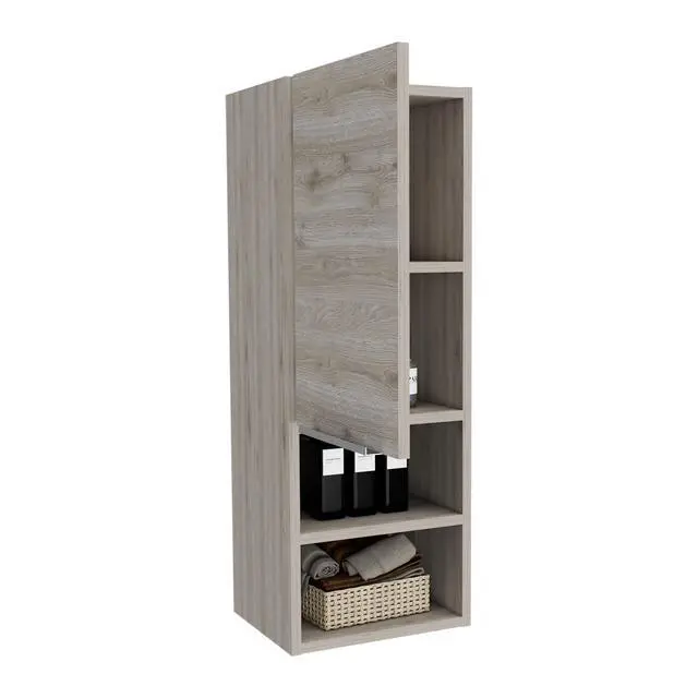 Alt view image 6 of 7 - Milwaukee Medicine Cabinet, Two Shelves, Single Door Cabinet, Two Interior Shelves