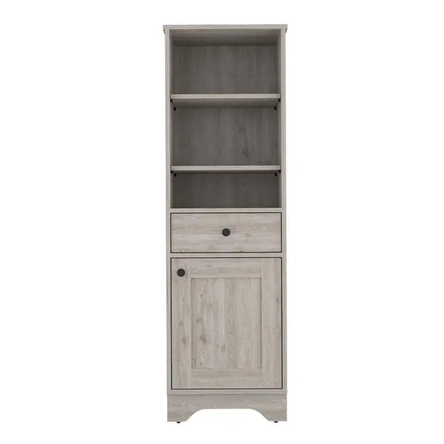 Alt view image 4 of 7 - Alaskan Linen Cabinet, One Drawer, Single Door Cabinet