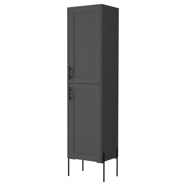 Alt view image 2 of 7 - Sealy Hight Auxiliary Furniture in Melamine and 4 Shelves, Matt Gray