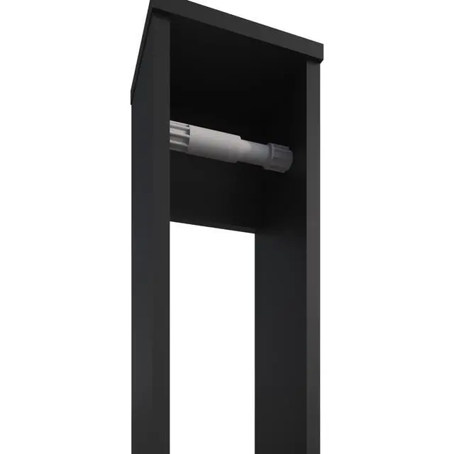 Alt view image 3 of 7 - Supai Toilet Paper Holder in Melamine, Black