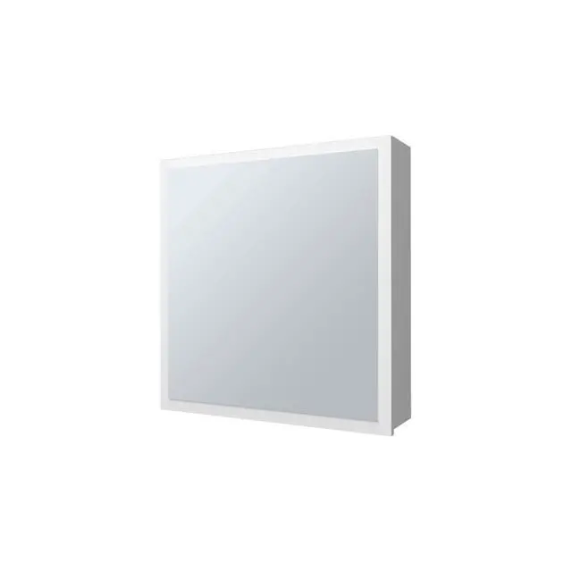 Alt view image 4 of 7 - Morenci Medicine Cabinet With Included Mirror And 1 Door, White