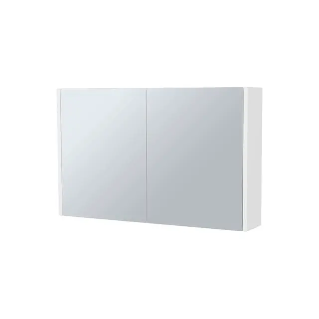 Alt view image 2 of 7 - McNary Medicine Cabinet With Included Mirrors And 2 Doors, White