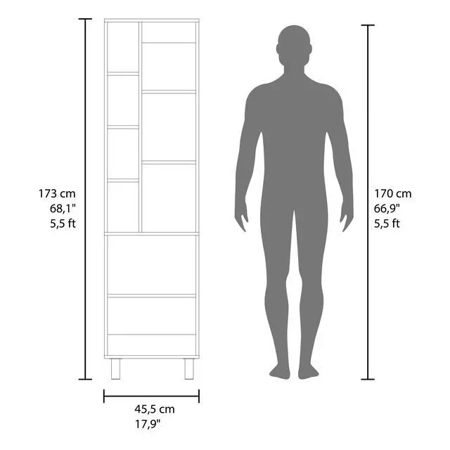 Alt view image 6 of 7 - FM FURNITURE Pinal Linen Cabinet with Open Storage and 2 Doors, White