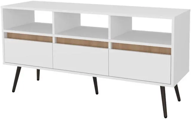 Main image of Hudson Vertical Storage Cabinet, Natural Oak