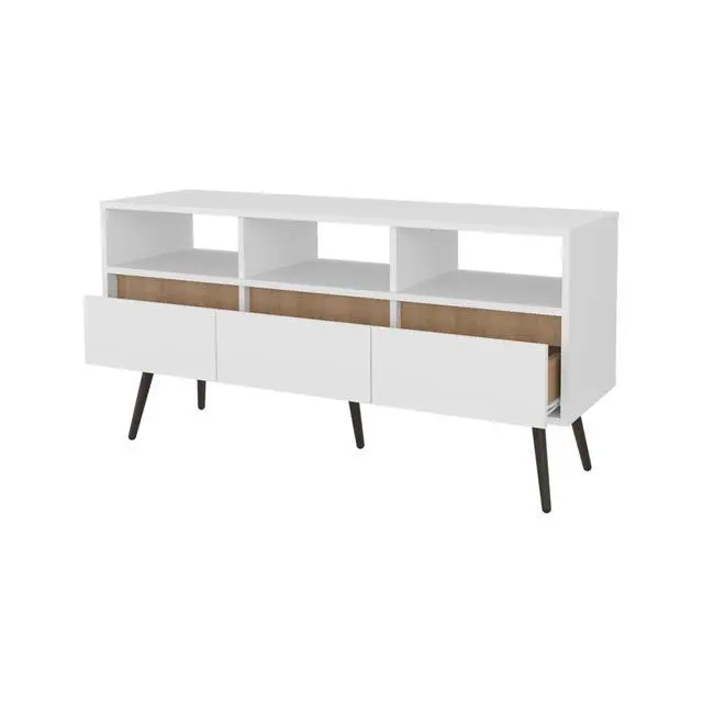 Alt view image 6 of 7 - Hudson Vertical Storage Cabinet, Natural Oak