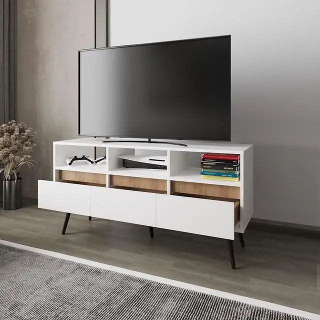 Alt view image 3 of 7 - Hudson Vertical Storage Cabinet, Natural Oak