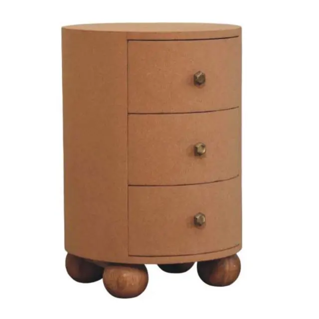 Alt view image 3 of 7 - Solid Wood Maison Liège 3 Storage Unit