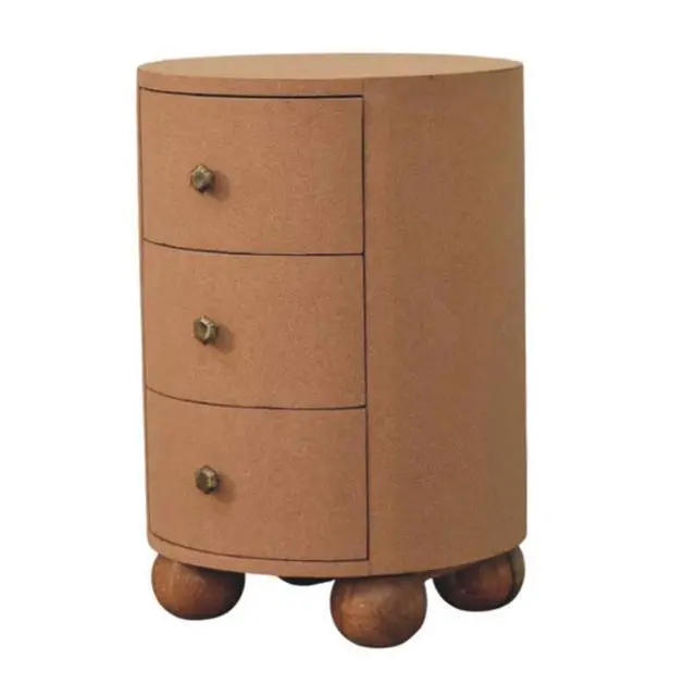 Alt view image 4 of 7 - Solid Wood Maison Liège 3 Storage Unit