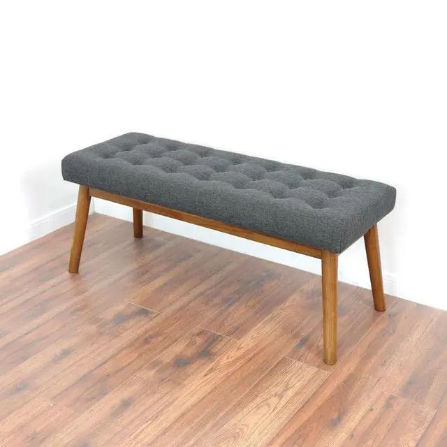 Alt view image 6 of 7 - Delilah Modern Bench (Fabric)
