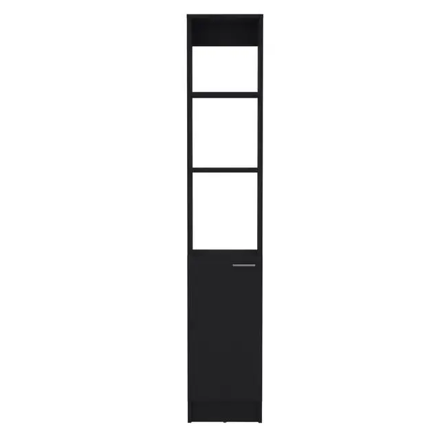 Alt view image 2 of 7 - Parks Linen Bathroom Storage Cabinet with one Doors, Tall Bathroom Cabinet with 6 Shelves, for Bathroom, Living Room, Kitchen