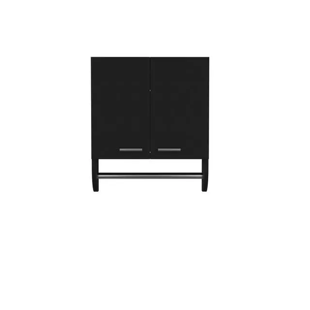Alt view image 6 of 7 - Optim Medicine Cabinet with towel holder 17.4" Wide Medice Cabinet Organizer with Two interior Shelves and Tower Holder for Bathroom, Kitchen, Mudroom