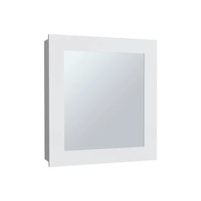 Alt view image 2 of 7 - Luma Medicine Cabinet with Mirror Door 20.5" High Cabinet Organizer with Two interior Shelves for Bathroom, Kitchen, Mudroom