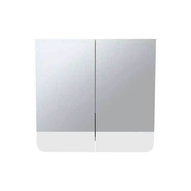 Alt view image 2 of 7 - Luv Mirror Medicine Cabinet with Interior Shelves, Modern Bathroom Storage Solution And Organizer, White