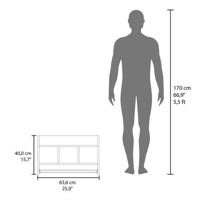 Alt view image 4 of 7 - Bathroom Wall Shelf with Towel Bar, Compact Storage With A Wide Upper Shelf, Three Comapct Middle Shelves and Towel Holder for Bathroom Organizer, White