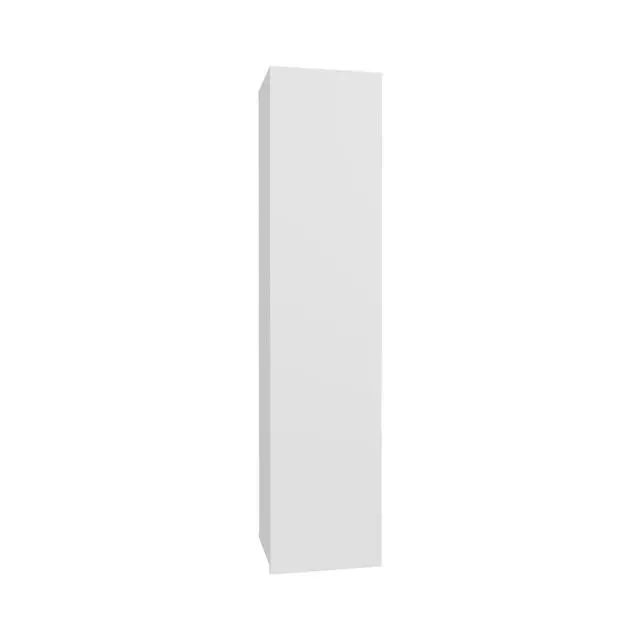 Alt view image 4 of 7 - 43 Inch One Door Wall-Mounted Bathroom Cabinet with 3 Storage Shelves, Vertical Organizer for Bathroom, Bedroom or Laundry Room